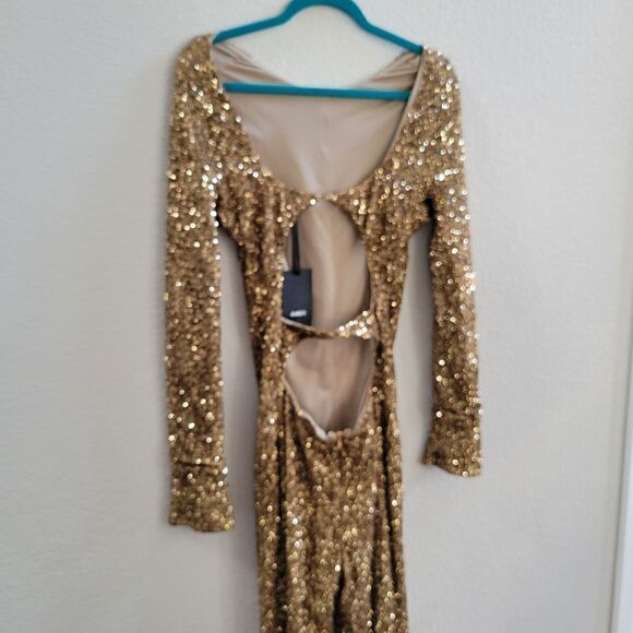 AMEN sequin Jumpsuit size 4 S - Picture 6 of 16